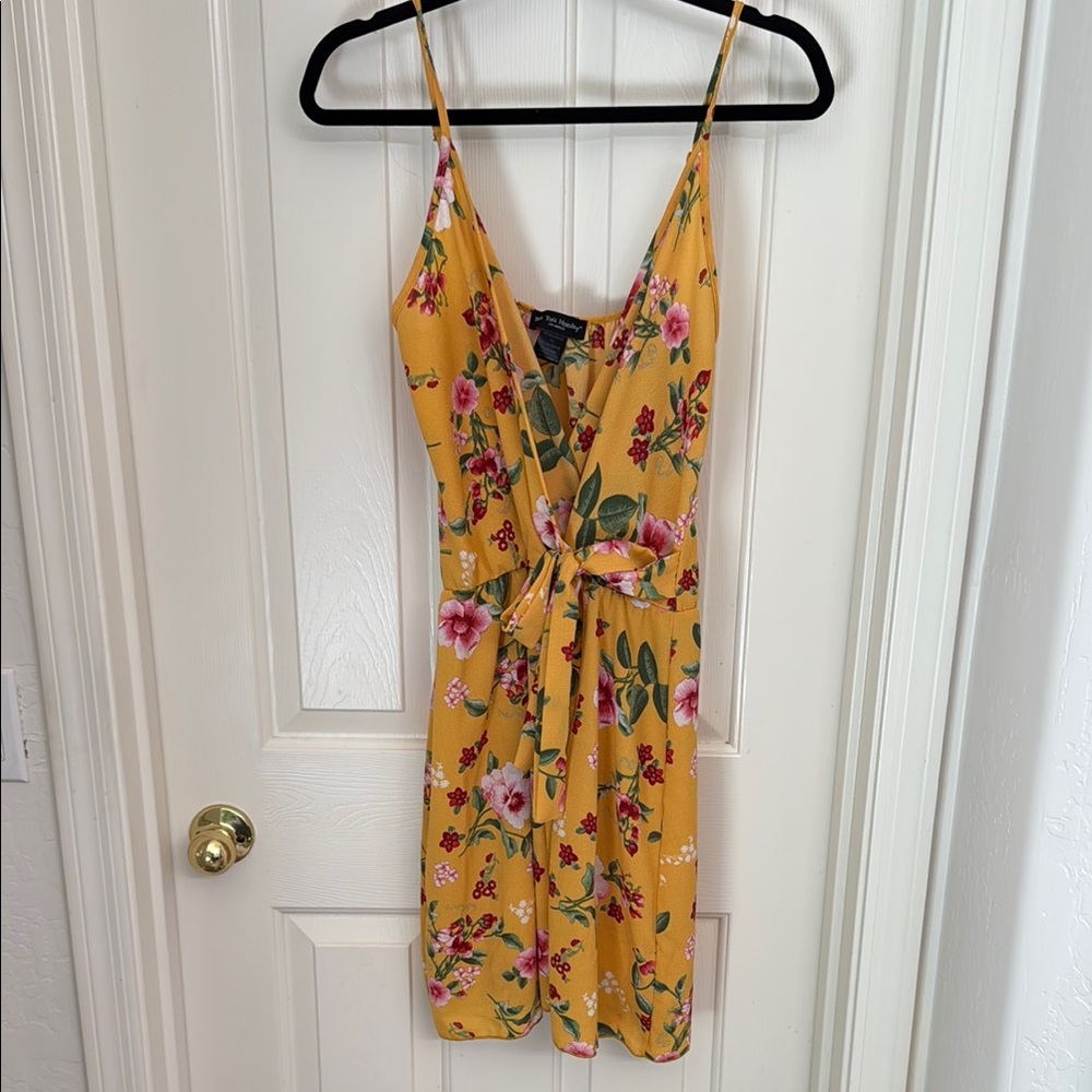 Floral Yellow Dress